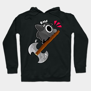 Barbarian crow, dungeons and dragons Sobre Alba Hoodie